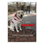 Best Dog Dad Valentijn Labrador Cute (Voorkant)