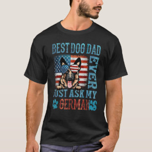 Best Dog Dad Vraag het maar aan mijn Duitse Shephe T-shirt