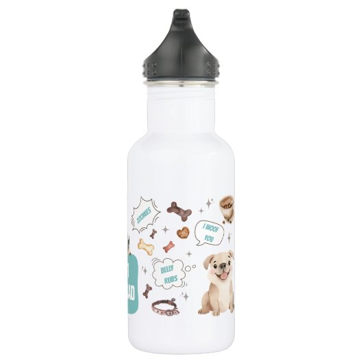 Best Dog Dad Waterfles (Rechts)