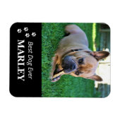 Best Dog Ever Flexible Photo Magnet Magneet (Horizontaal)