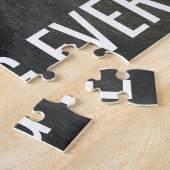 Best Dog Ever Personal Name Pet Photo Legpuzzel (Zijkant)