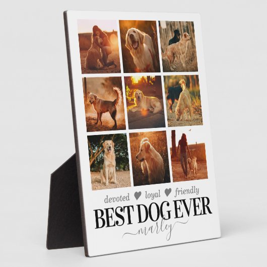 Best Dog Ever Photo Fotoplaat (Zijkant)