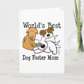 Best Dog Foster Mam Kaart (Voorkant)