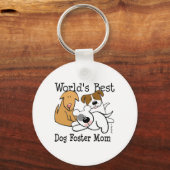 Best Dog Foster Mam Sleutelhanger (Voorkant)