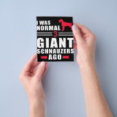 Best Dog Giant Schnauzer Gift Flyer (Hand)