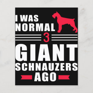 Best Dog Giant Schnauzer Gift Flyer