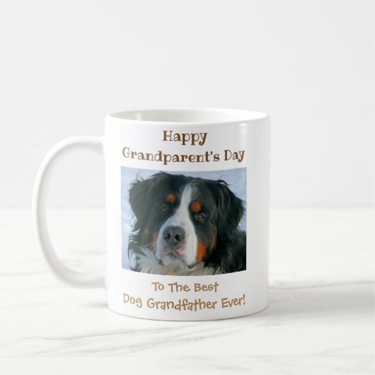 Best Dog Grandfather Foto van Happy Grandparent's  Koffiemok (Links)