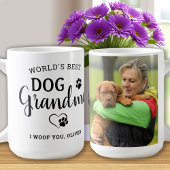 Best Dog Grandma Cute Personalized Pet Photo Koffiemok
