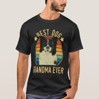 Best Dog Grandma Ever Border Collie Moederdag T-shirt