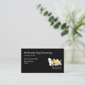 Best Dog Grooming Design Visitekaartje (Staand voorkant)