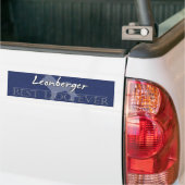 Best Dog Leonberger Bumpersticker (Op Truck)
