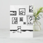 Best Dog Line Drawing by Willowcatdesigns Bedankkaart (Staand voorkant)