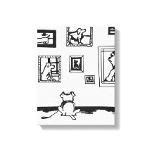 Best Dog Line Drawing by Willowcatdesigns