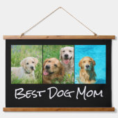 Best Dog Ma 3 Photo Collage Hangend Wandkleed (Voorkant)