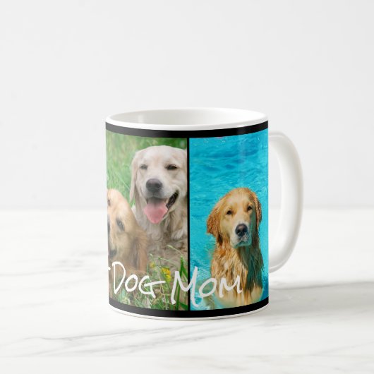 Best Dog Ma 3 Photo Collage Koffiemok (Voorkant rechts)