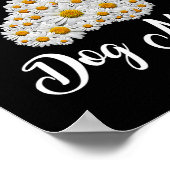 Best Dog Ma Ever Daisy Dog Paw Moederdag Poster (Hoek)