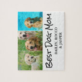 Best Dog Mam 3 Foto Jigzaag Puzzle Legpuzzel (Verticaal)