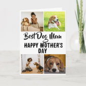 Best Dog Mam... Aangepaste Moederdag Kaart (Voorkant)
