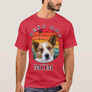 Best Dog Mam Cardigan Welsh Corgi T-shirt