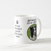 Best Dog Mam Ever Border Collie Mam Mok (Voorkant rechts)