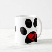 Best Dog Mam Ever Coffee Mok (Voorkant rechts)