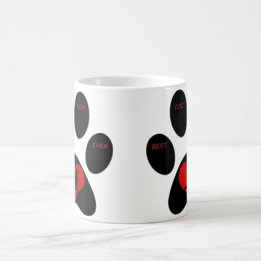 Best Dog Mam Ever Coffee Mok (Center)