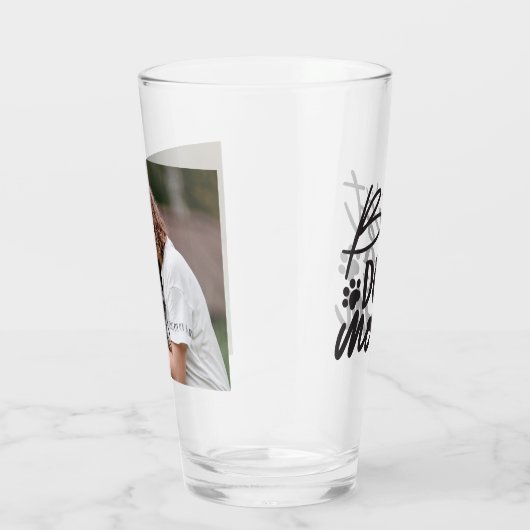 Best Dog Mam Ever Foto Glas (Rechts)