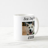Best Dog Mam Ever Foto Koffiemok (Voorkant rechts)