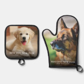 Best Dog Mam Ever Foto Ovenwant & Pannenlap Set (Voorkant)