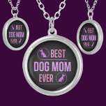 Best Dog Mam Ever, Funny Moederdag Gift Zilver Vergulden Ketting<br><div class="desc">Best Dog Mam Ever,  Funny Moederdag Gift design is een geweldig cadeau voor je moeder,  vrouw,  zus of vrienden die van je honden houden! Laat ze weten hoeveel ze gewaardeerd worden.</div>