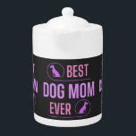 Best Dog Mam Ever, Moederdag Gift Theepot<br><div class="desc">Best Dog Mam Ever,  Funny Moederdag Gift design is een geweldig cadeau voor je vrouw,  zus of vrienden die honden bezitten. Laat ze weten hoeveel ze gewaardeerd worden.</div>