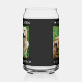 Best Dog Mam Ever Photo Black Blikvorm Glas (Links)