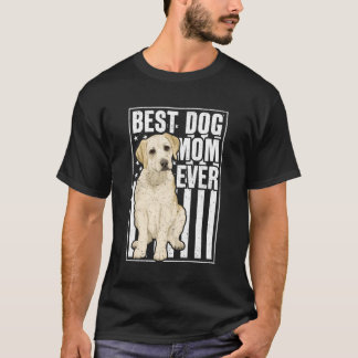 Best Dog Mam Ever Yellow Labrador Retriever T-shirt