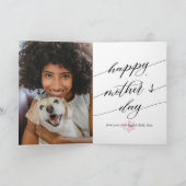 Best Dog Mam | Foto Collage Moederdag Kaart (Binnen)