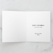 Best Dog Mam Foto Rustic Happy Birthday Kaart (Binnen)