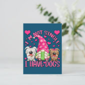 Best Dog Mam Gnome Funny Dog Gezegde voor vrouwen Briefkaart (Staand voorkant)