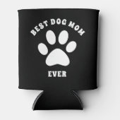 Best Dog Mam ooit aangepaste tekst op maat Blikjeskoeler (Voorkant)
