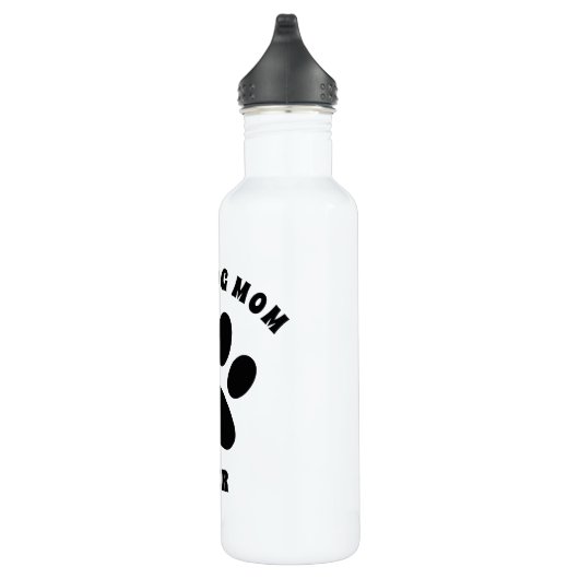 Best Dog Mam ooit aangepaste tekst op maat Waterfles (Rechts)