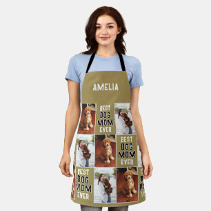 Best Dog Mam ooit Eigenaar Pet 2 Foto's Schort
