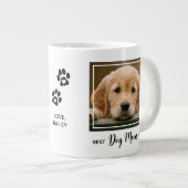 Best Dog Mam ooit foto Grote Koffiekop (Voorkant rechts)