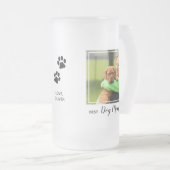 Best Dog Mam ooit foto Matglas Bierpul (Voorkant rechts)