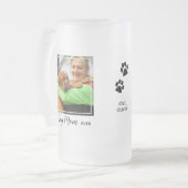 Best Dog Mam ooit foto Matglas Bierpul (Voorkant links)