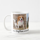 Best Dog Mam ooit Gepersonaliseerd 3 Pet Afbeeldin Koffiemok (Links)