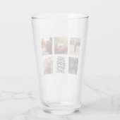 Best Dog Mam ooit Persoonlijke Foto Collage Glas (Achterkant)