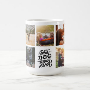 Best Dog Mam ooit Persoonlijke Foto Collage Koffiemok