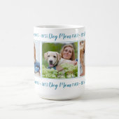 Best Dog Mam ooit Photo Collage Coffee Mok (Center)