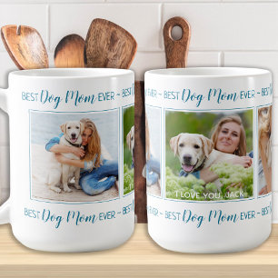 Best Dog Mam ooit Photo Collage Coffee Mok