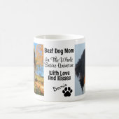 Best Dog Mam op maat 2 Foto Koffiemok (Center)
