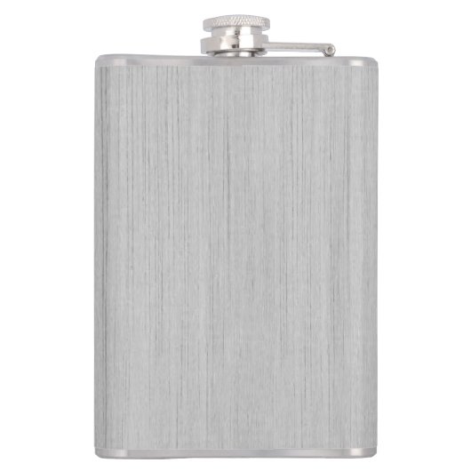 Best Dog Mam Paw Drukt Foto Rustic Wood Heupfles (Achterkant)