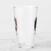 Best Dog Mam Paw Drukt foto's Pet Glas (Links)